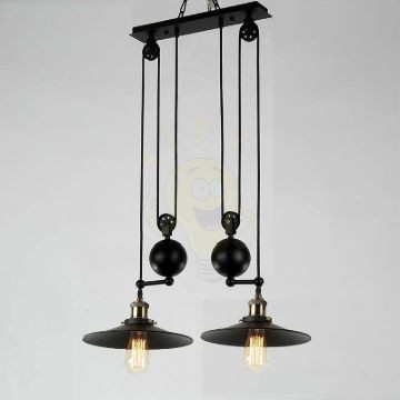 antik-2-es-csiga-lampa