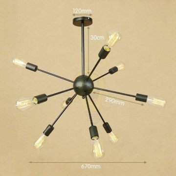 antik-9-karu-csillar-lampa
