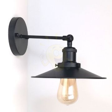matt-fekete-fali-lampa-lapos-buraval