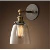 antik-fali-lampa-uvegburaval - illusztráció