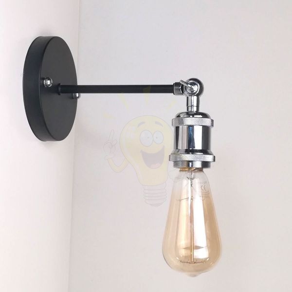 antik-fali-lampa-matt-fekete-fenyes-krom-szin