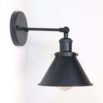 antik-fali-lampa-matt-fekete-szin-kis-buraval