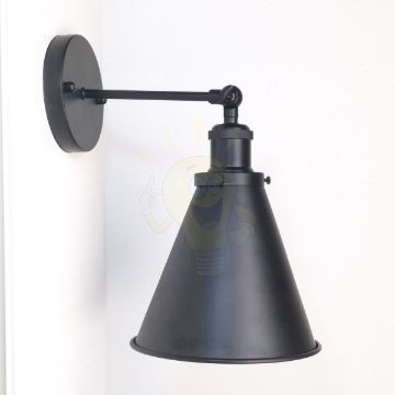 antik-fali-lampa-matt-fekete-szin-olvaso-buraval