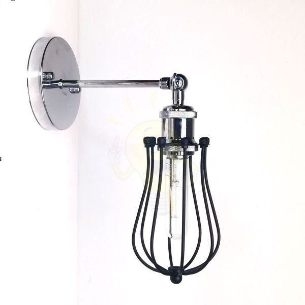 antik-fali-lampa-fenyes-krom-szin-csepp-alaku-raccsal