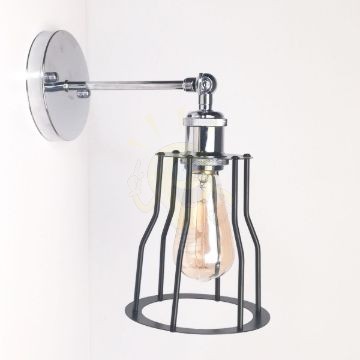 antik-fali-lampa-fenyes-krom-szin-csepp-alaku-raccsal