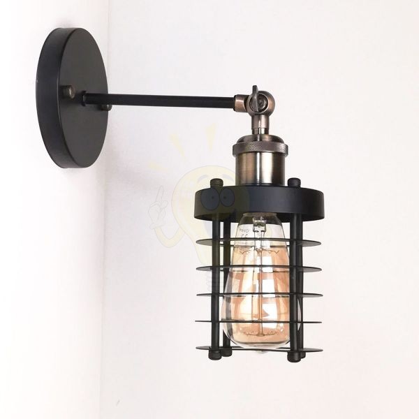 antik-fali-lampa-matt-fekete-antik-bronz-szin-csepp-alaku-raccsal