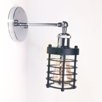 antik-fali-lampa-fenyes-krom-szin-csepp-alaku-raccsal