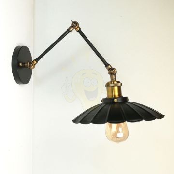 antik-fali-olvaso-lampa-matt-fekete-antik-sargarez-szin-hullamos-buraval