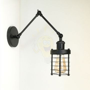 antik-fali-olvaso-lampa-matt-fekete-szin-csepp-alaku-raccsal