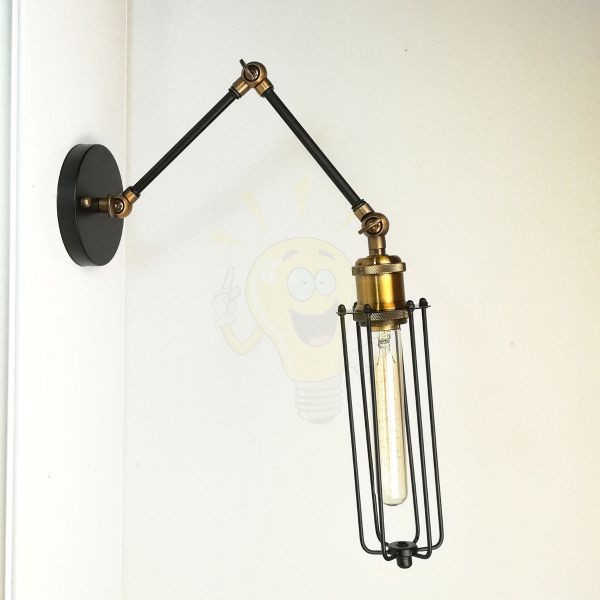 antik-fali-olvaso-lampa-matt-fekete-antik-sargarez-szin-csepp-alaku-raccsal
