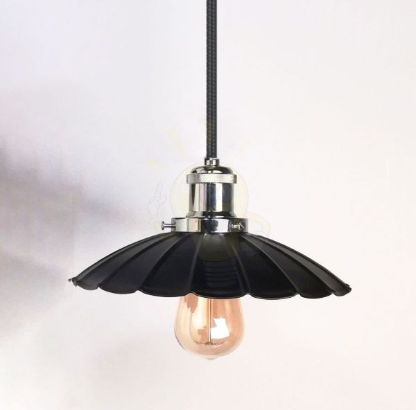 antik-fuggesztek-lampa-matt-fekete-fenyes-krom-szin-hullamos-buraval