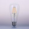 LED filament dekor izzó - ST64 - 6 watt - szabályozható