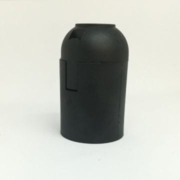 Bakelit Foglalat matt fekete szín E27