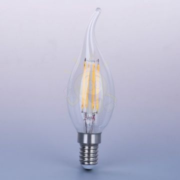 Kép LED filament dekor izzó - C35L - 4 watt