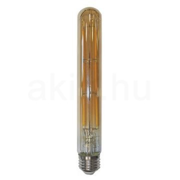 LED filament dekor izzó - T225 henger antikolt - 6 watt