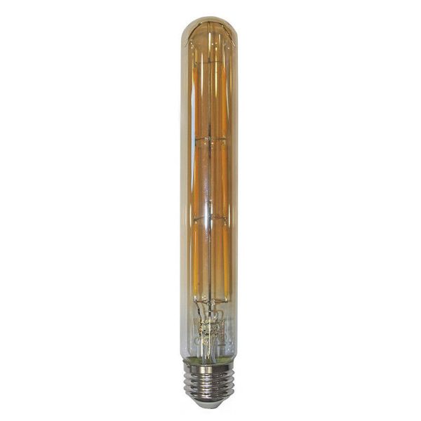 LED filament dekor izzó - T225 henger antikolt - 6 watt - szabályozható