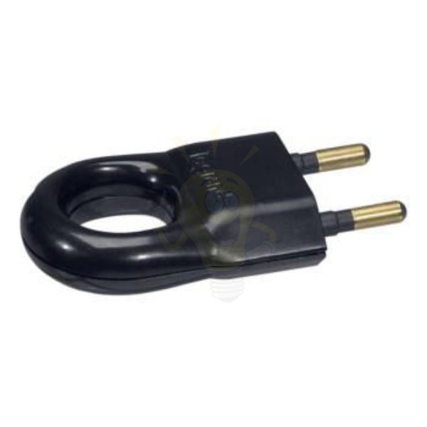 Legrand 050163 fekete földeletlen csatlakozódugó