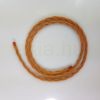 Fonott Textilkábel, szövetkábel, antik vezeték, whiskey - 3x0,75	