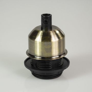 Edison izzó foglalat antik bronz - E27 - búratartós