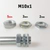 Hexagon anyacsavar M10 - 5mm