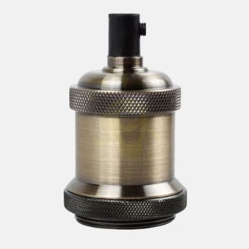 Edison izzó foglalat antik bronz kivitel - E27