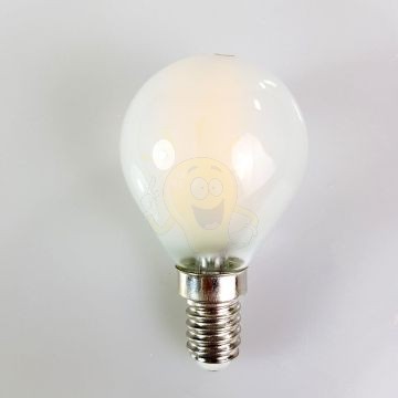 LED filament dekor izzó - G45 opál - 4 watt - szabályozható