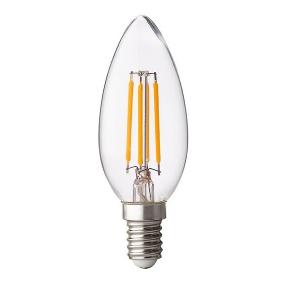 LED filament dekor izzó - C35 - 6 watt - szabályozható