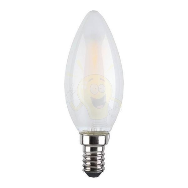 LED filament dekor izzó - opál - C35 - 6 watt E14 - szabályozható