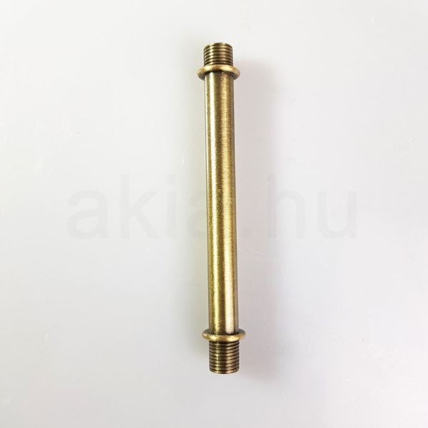 Menetes vegű cső 10cm antik bronz szín