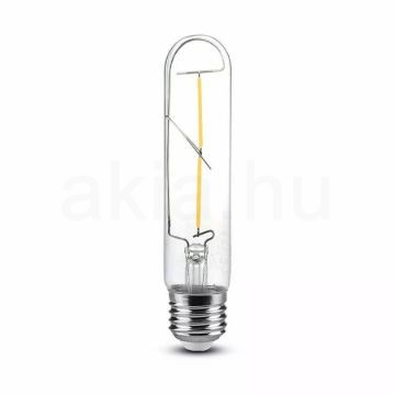 Filment dekor izzó - T136 - 2 watt - meleg fehér