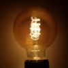 LED filament dekor izzó - G95 Spiral - 4 watt