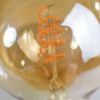 LED filament dekor izzó - G95 Spiral - 4 watt