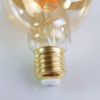 LED filament dekor izzó - G95 Spiral - 4 watt