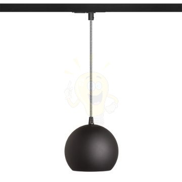 Kép COPA egyfázisú áramkörös sínre fekete üveg 230V LED E27 11W