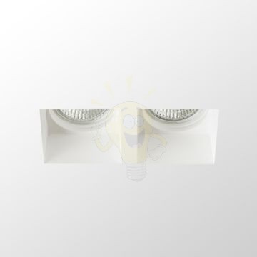 Kép QUO SQ II süllyesztett lámpa  gipsz 230V LED GU10 2x8W