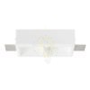 Kép QUO SQ II süllyesztett lámpa  gipsz 230V LED GU10 2x8W