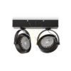 Kép KELLY LED II DIMM fali lámpa fekete 230V LED 2x12W 24° 3000K