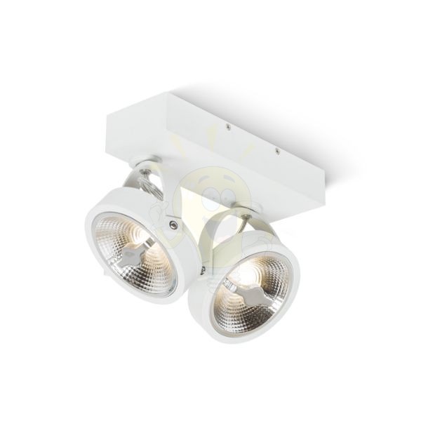Kép KELLY LED II DIMM fali lámpa fehér 230V LED 2x12W 24° 3000K