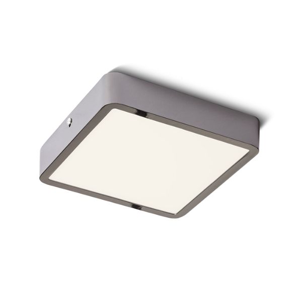 Kép HUE SQ 17 DIMM mennyezeti lámpa  fekete króm 230V LED 18W  3000K