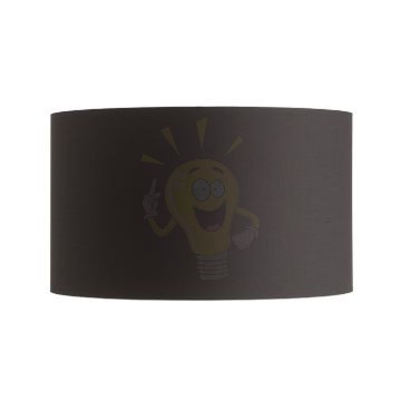 Kép RON 55/30 lámpabúra  Polycotton fekete/fehér PVC  max. 23W