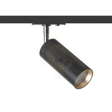 Kép MAVRO egyfázisú áramkörös sínre fekete/aranysárga  230V LED 12W 38°  3000K