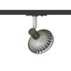TRICA egyfázisú áramkörös sínre fekete 230V LED GU10 12W