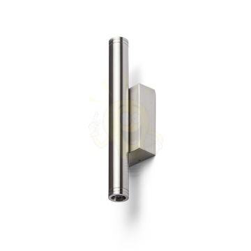 Kép ZANE fali lámpa matt nikkel 230V LED 2x3W 60° IP54 3000K