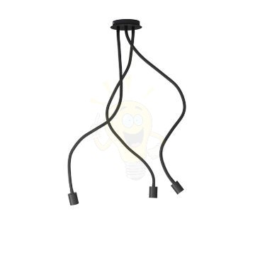Kép LOYD E27 III függő lámpa fekete  230V LED E27 3x15W