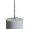 BURTON függő lámpa  beton 230V LED E27 11W