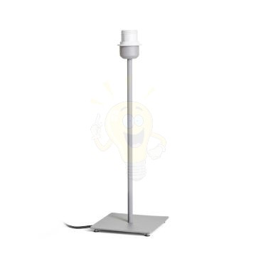 Kép CORTINA asztali lámpatest szürke  230V LED E27 15W
