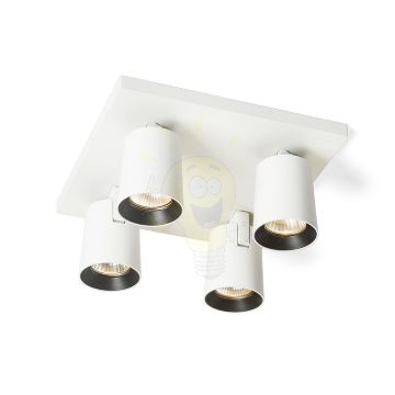 Kép KENNY IV mennyezeti lámpa fehér/fekete  230V LED GU10 4x8W