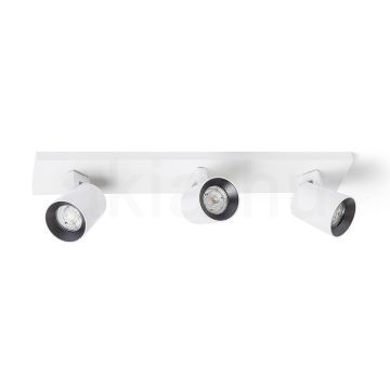 Kép KENNY III felületre szerelhető fehér/fekete  230V LED GU10 3x8W