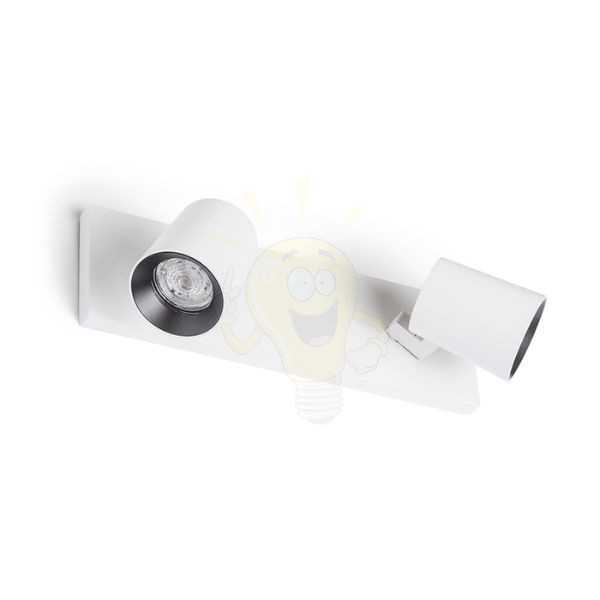 KENNY II felületre szerelhető fehér/fekete  230V LED GU10 2x8W