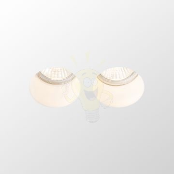 Kép QUO R II süllyesztett lámpa  gipsz 230V LED GU10 2x8W